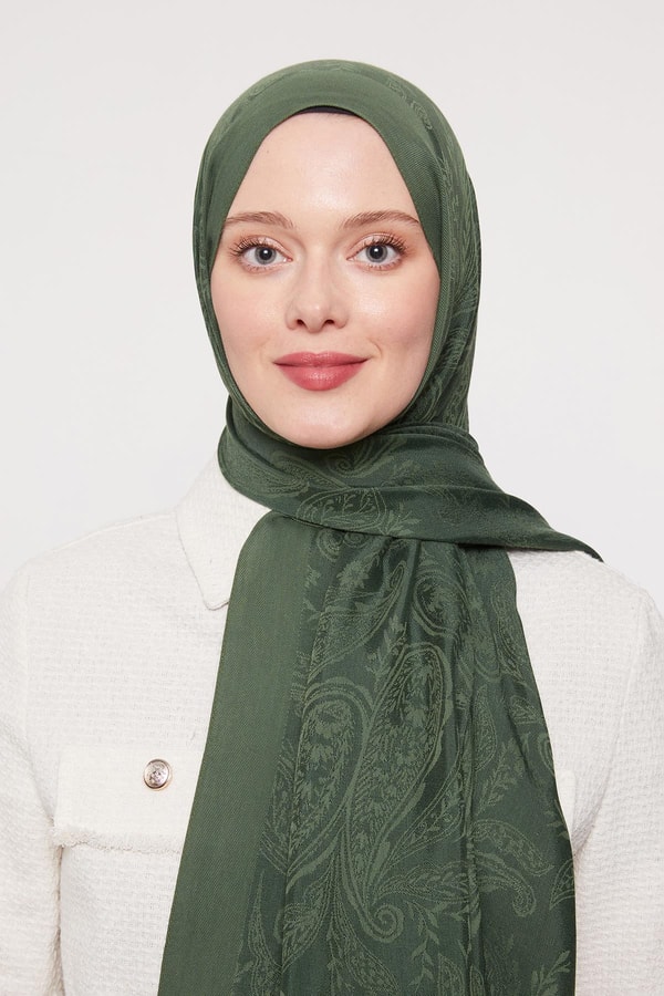 LevidorZümrüt Hint Desen Grazia Şal