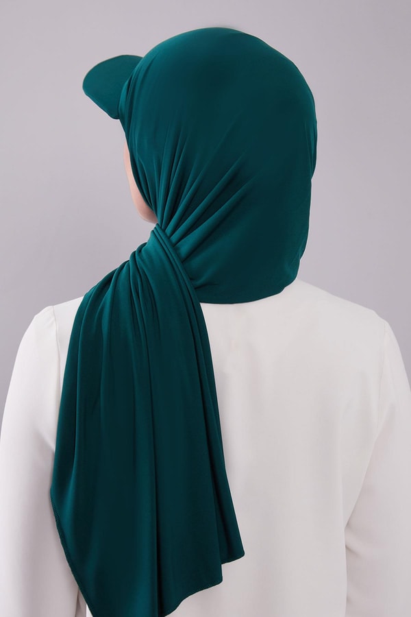 LevidorZümrüt Pratik Şapkalı Şal