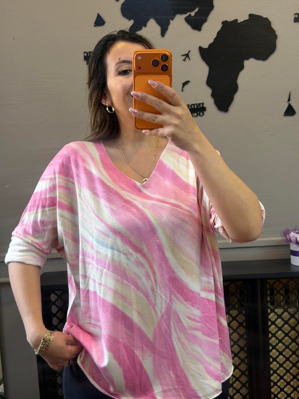 Kaşmir Bluz Pembe