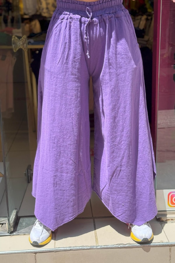 Şalvar Pantolon Mor