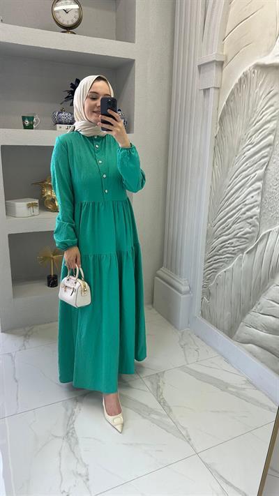 Eslem Mini Düğmeli Elbise · 15