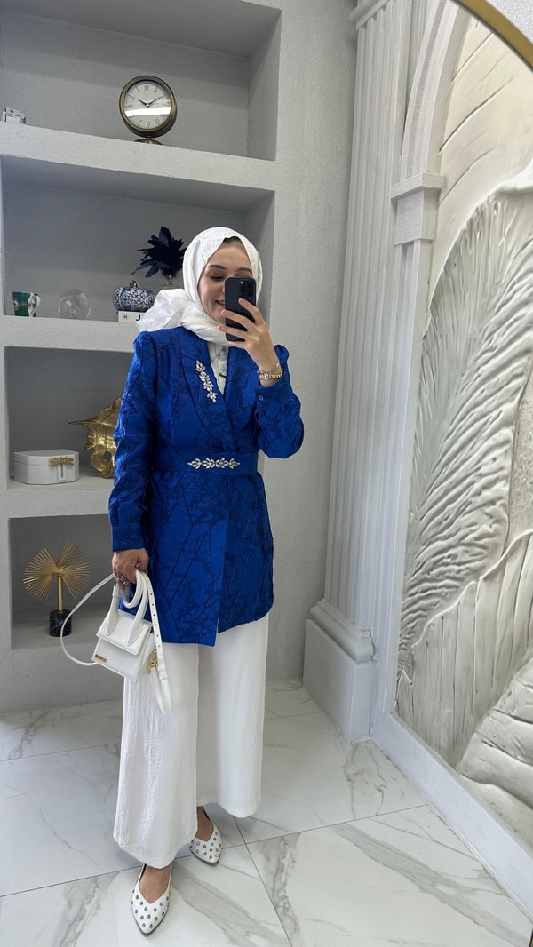 Luxury Brokar Ceket · 40