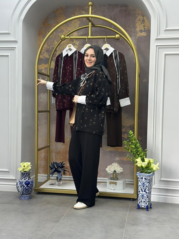 Melina zımba detaylı takım