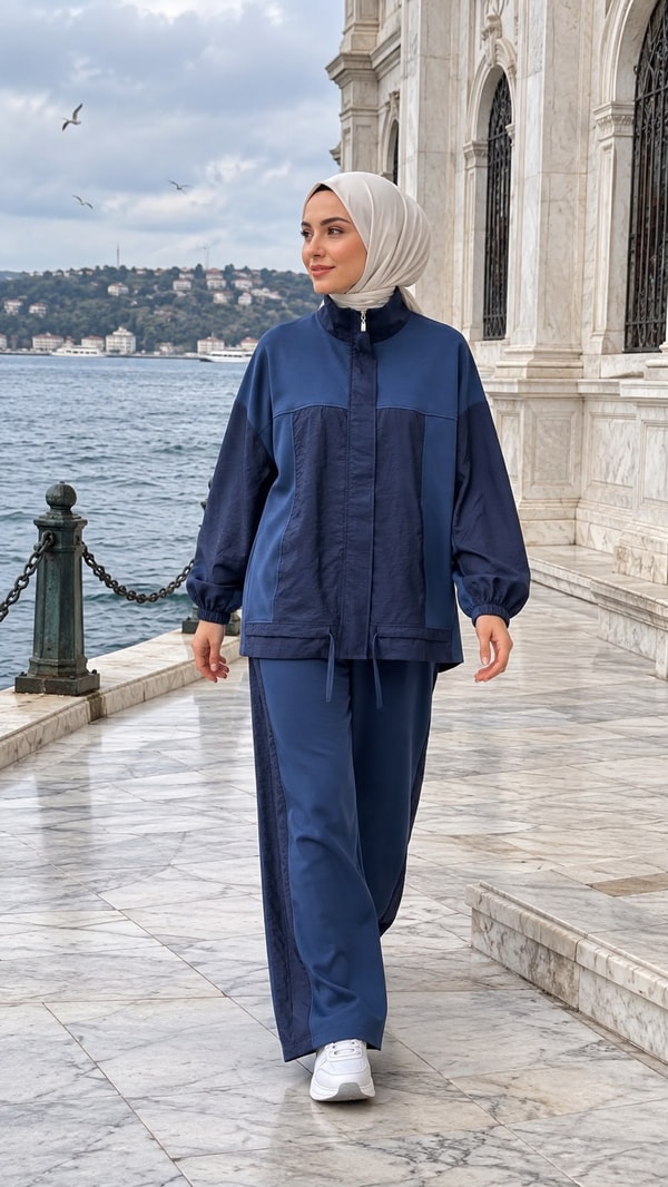 Sandra Garni Bağcıklı Takım 
