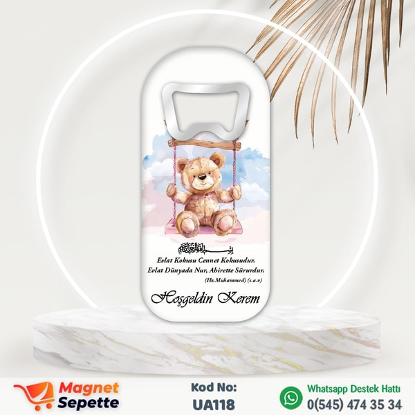 Ayıcıklı Uzun Magnet Açacak