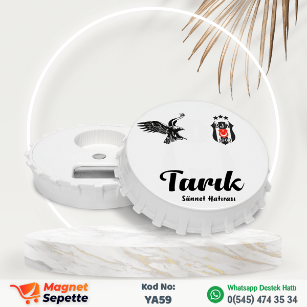 Beşiktaşlı Yuvarlak Sünnet Magnet