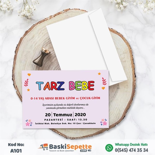 Firma Açılış Davetiyesi