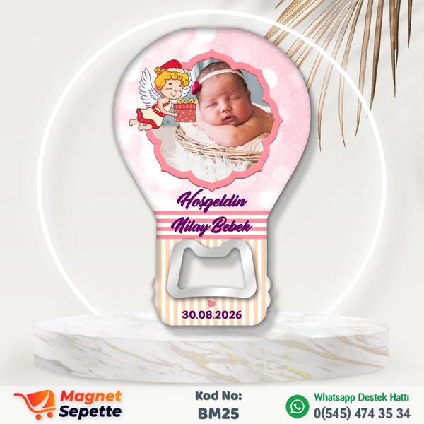 Fotoğraflı Hoş Geldin Magnet