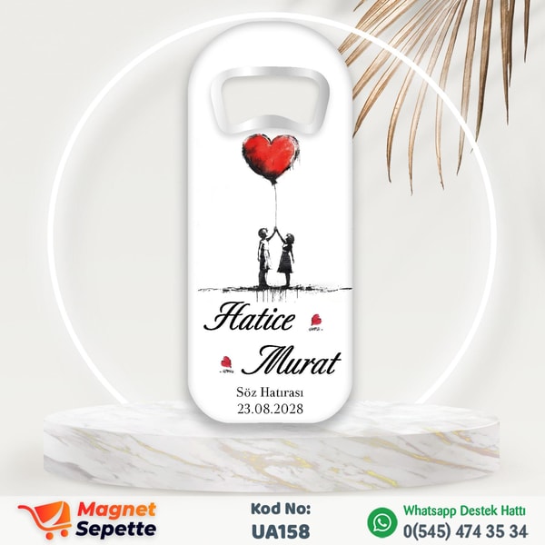 Kalpli Figürlü Uzun Magnet