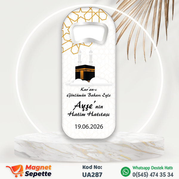 Kâbeli Dik Hatim Hatırası Magnet