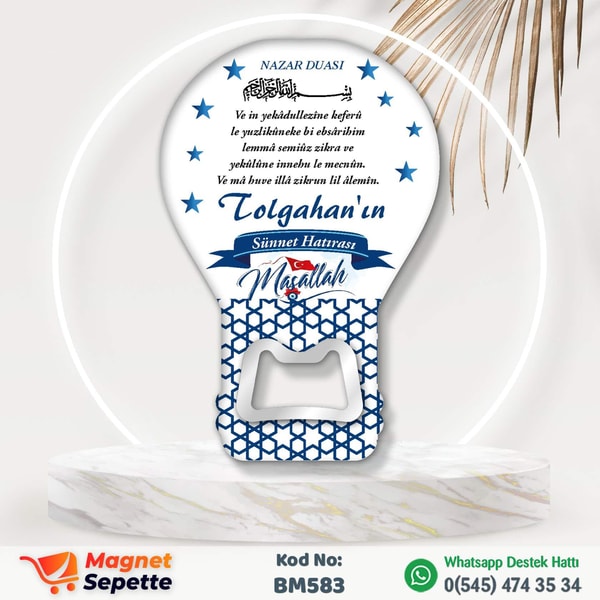 Maşallah Temalı Sünnet Magnet Açacak