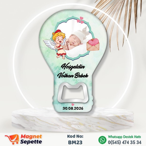 Melek Figürlü Balon Magnet