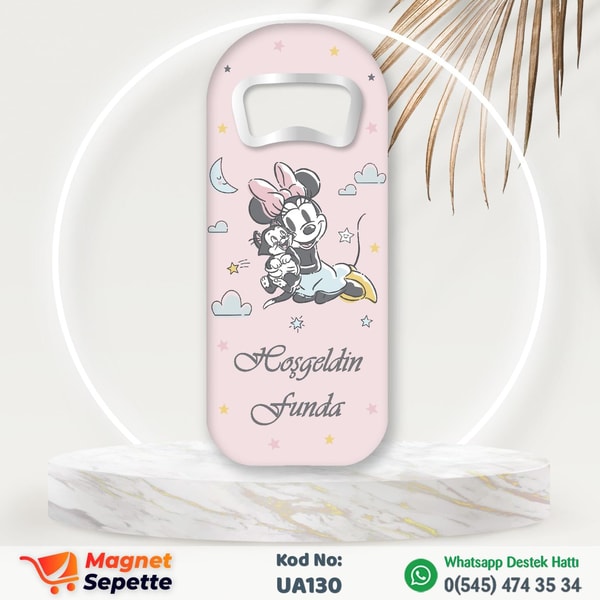 Minnie Mouse Temalı Uzun Magnet