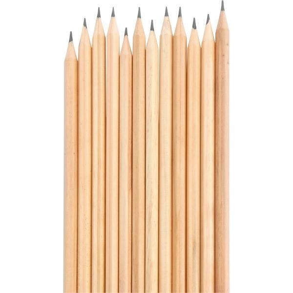 Naturel Köşeli Kurşun Kalem
