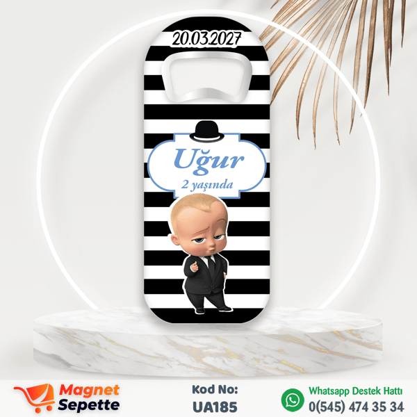 Patron Bebekli Uzun Magnet