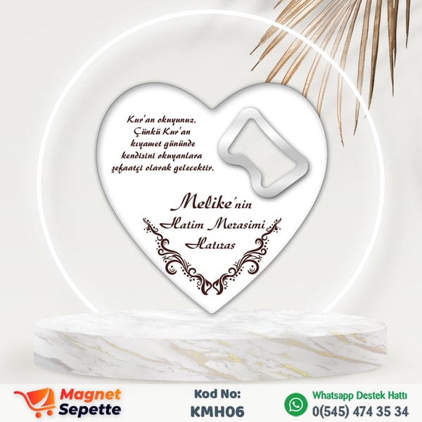 Sade Hatim Kalp Magnet