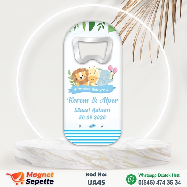 Sevimli Hayvanlı Sünnet Magnet