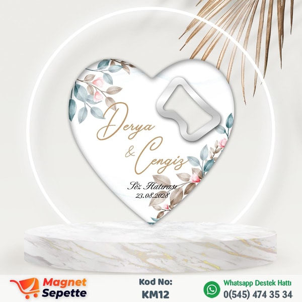 Soft Çiçekli Magnet Açacak