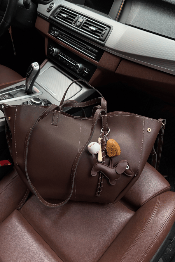 Çanta Aksesuar Charm DOG BROWN