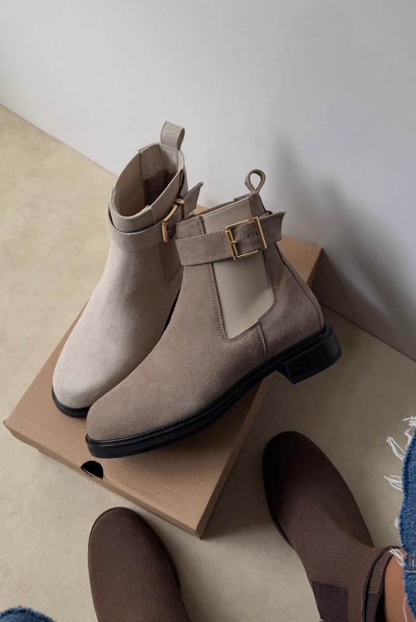 Kadın Bot VİZON SÜET
