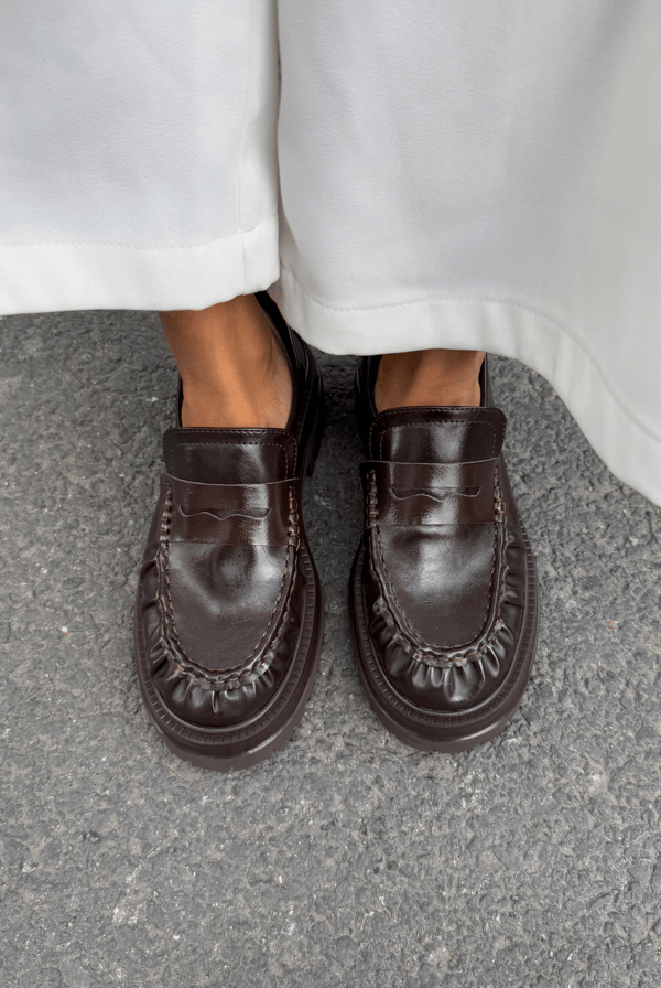 Kadın Loafer ACI KAHVE