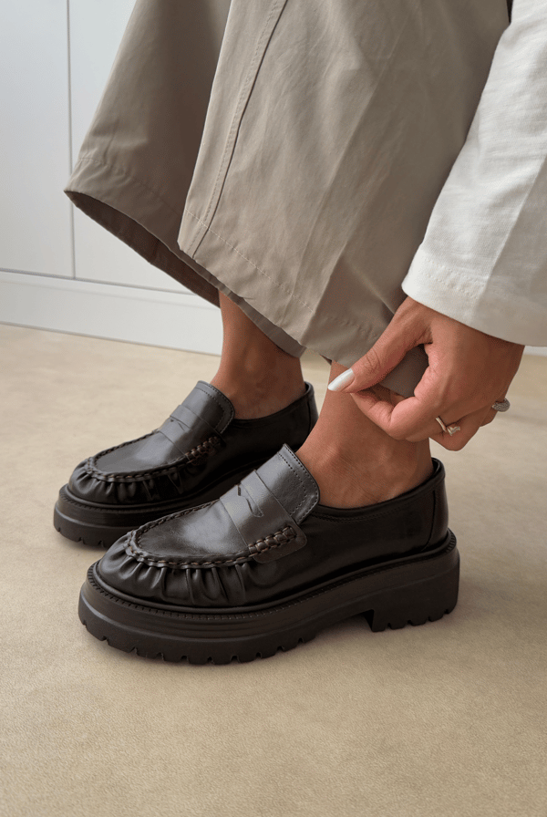 Kadın Loafer ACI KAHVE