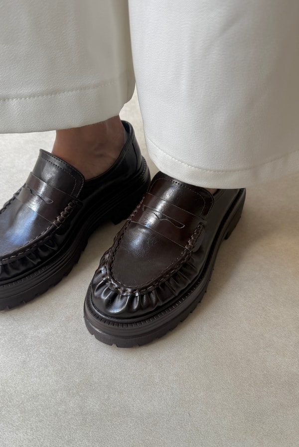 Kadın Loafer ACI KAHVE