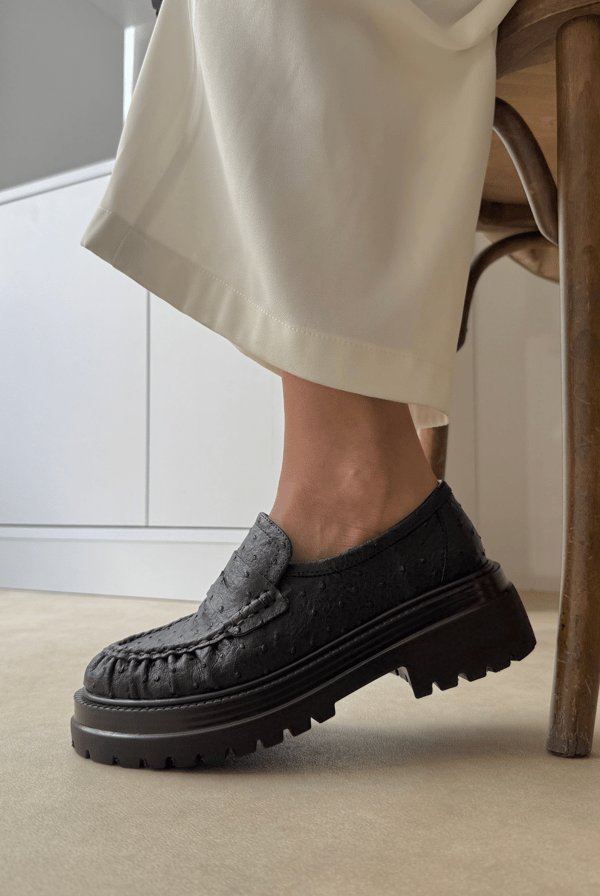 Kadın Loafer ACI KAHVE DESEN