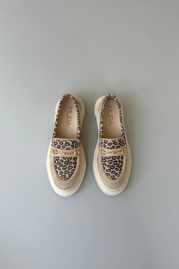 Kadın Loafer Ayakkabı LEOPAR