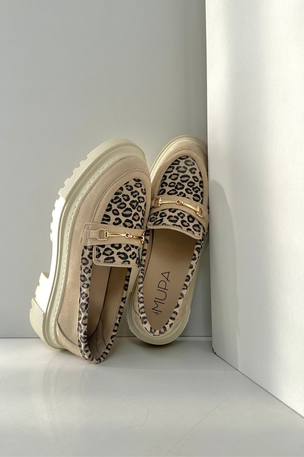 Kadın Loafer Ayakkabı LEOPAR