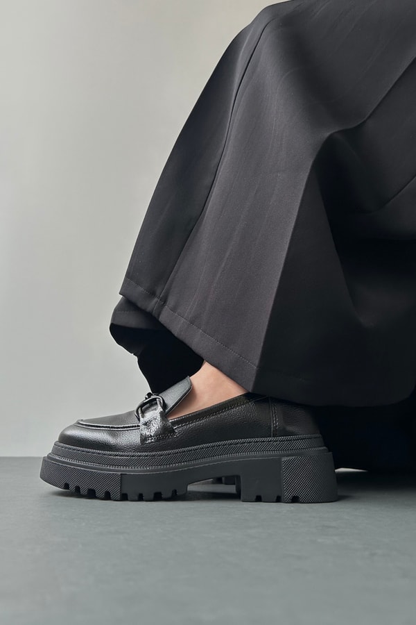 Kadın Loafer Ayakkabı SİYAH