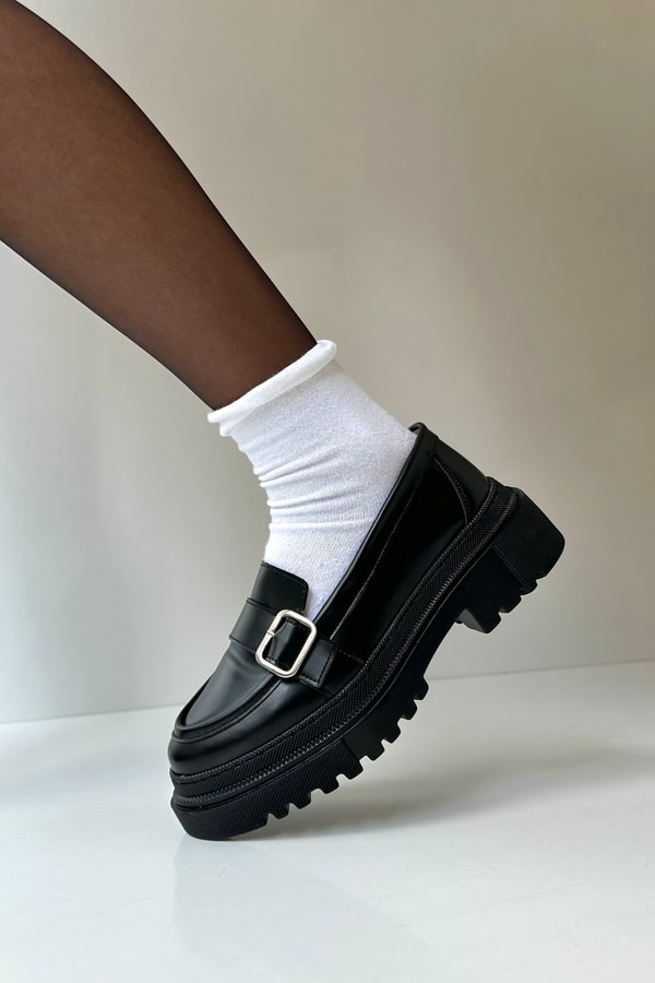 Kadın Loafer Ayakkabı SİYAH