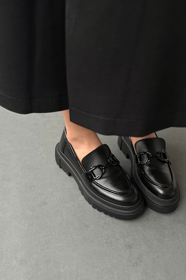 Kadın Loafer Ayakkabı SİYAH