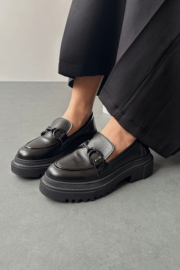 Kadın Loafer Ayakkabı SİYAH