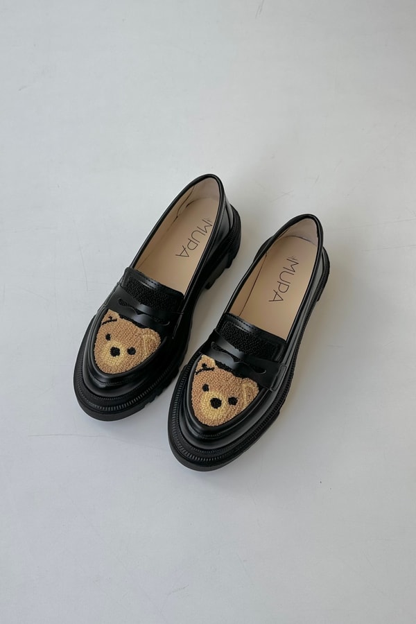 Kadın Loafer Ayakkabı SİYAH BEAR