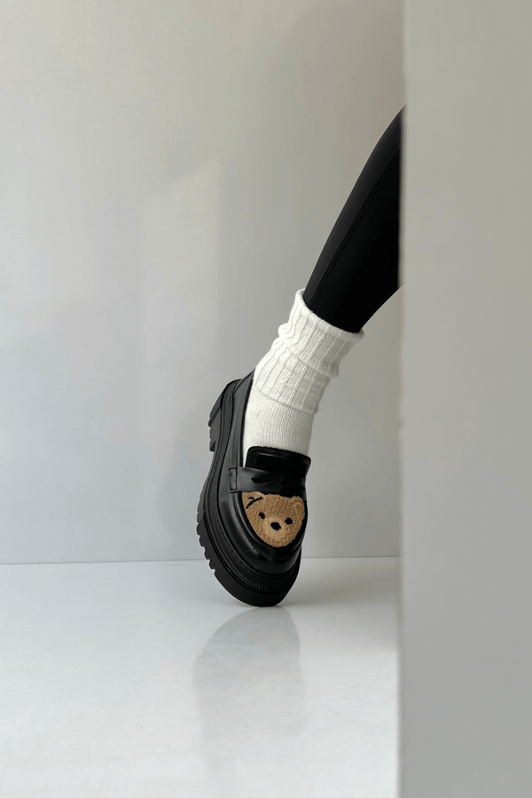 Kadın Loafer Ayakkabı SİYAH BEAR