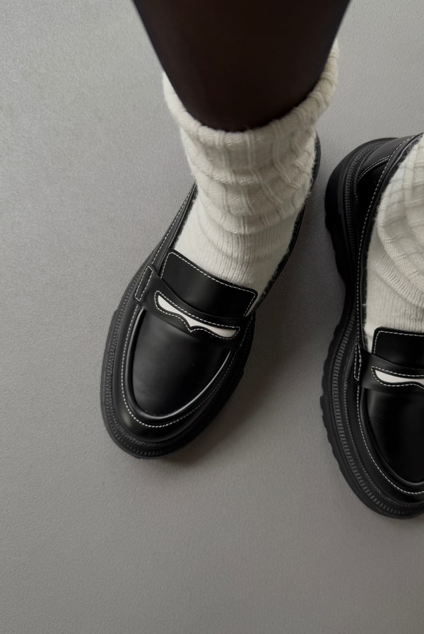 Kadın Loafer Ayakkabı SİYAH