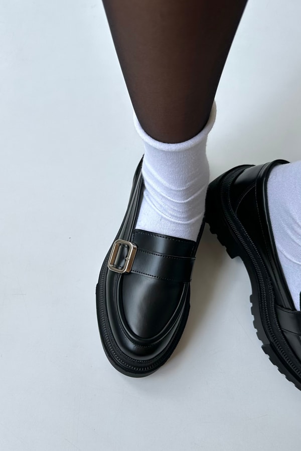 Kadın Loafer Ayakkabı SİYAH
