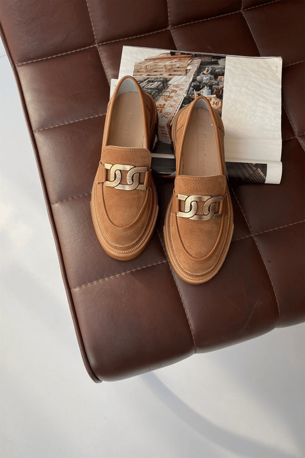 Kadın Loafer Ayakkabı TABA SÜET