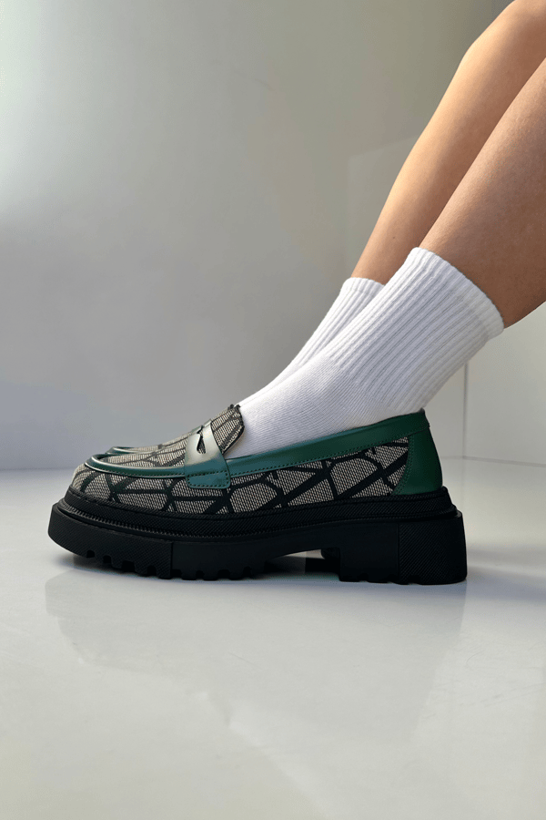 Kadın Loafer Ayakkabı YEŞİL