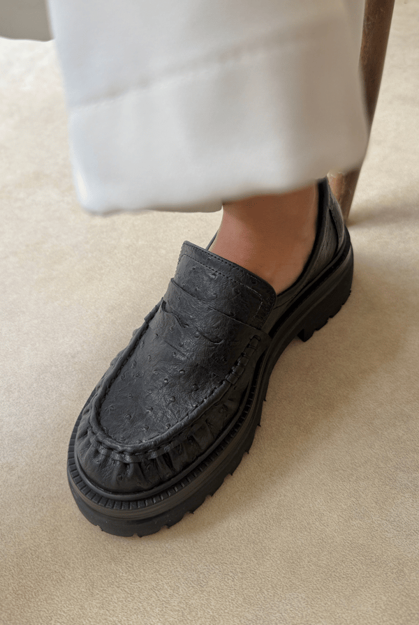 Kadın Loafer SİYAH DESEN