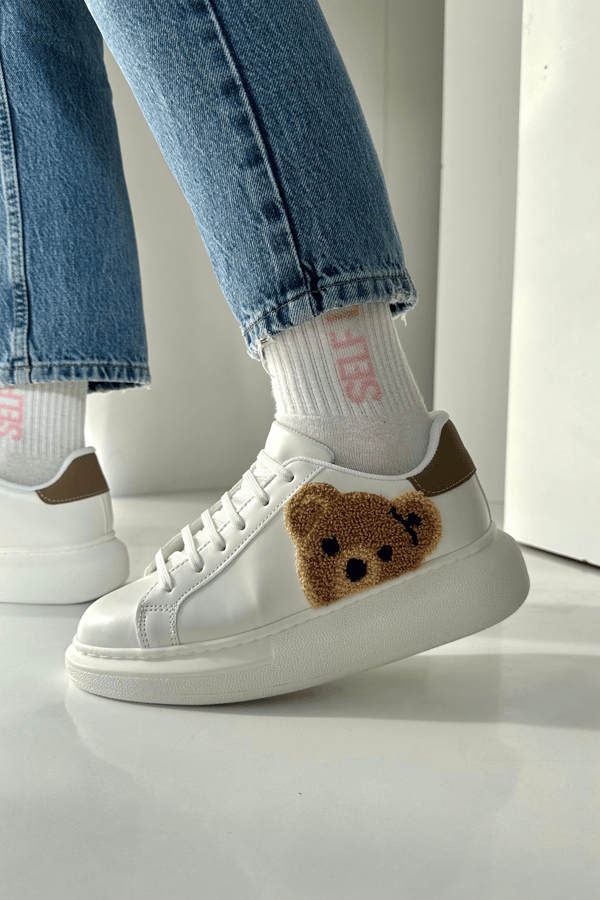 Kadın Spor Ayakkabı BEYAZ BEAR