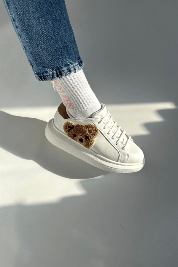 Kadın Spor Ayakkabı BEYAZ BEAR