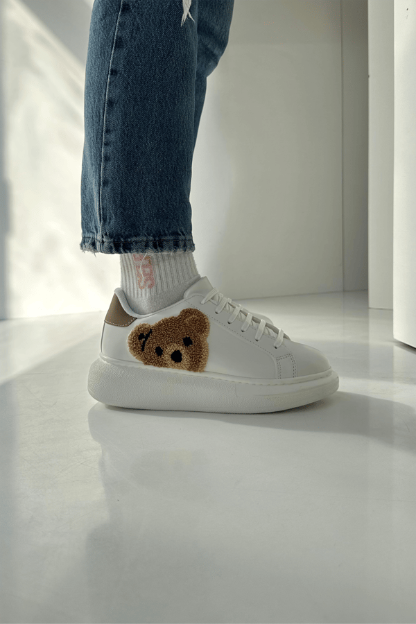 Kadın Spor Ayakkabı BEYAZ BEAR
