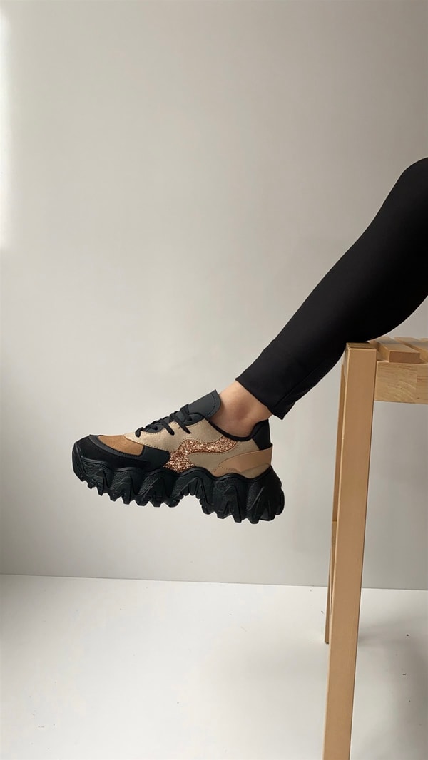 Kadin Spor Ayakkabi CAMEL