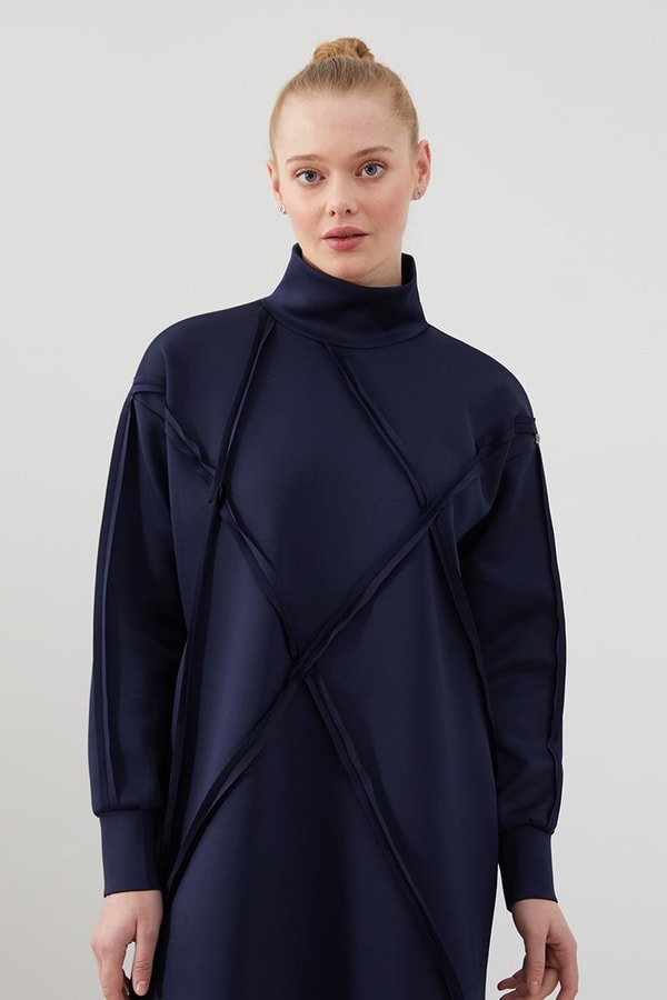 Levidor StudioLevidor Studio Lacivert Oversize Spor Sweat Takım