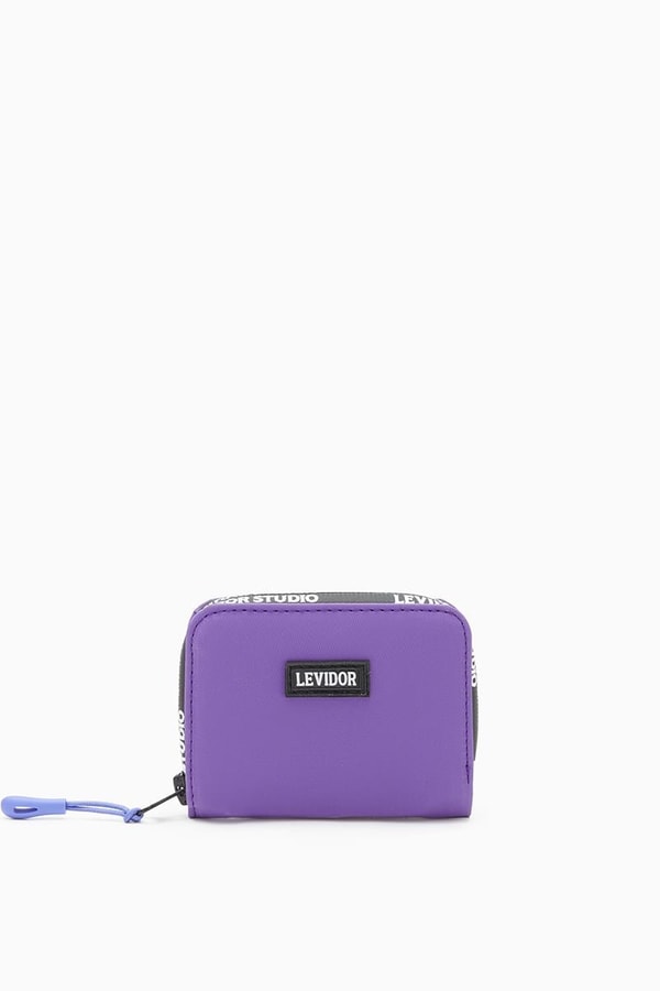 Levidor StudioLevidor Studio Mor Bant Fermuarlı Cüzdan