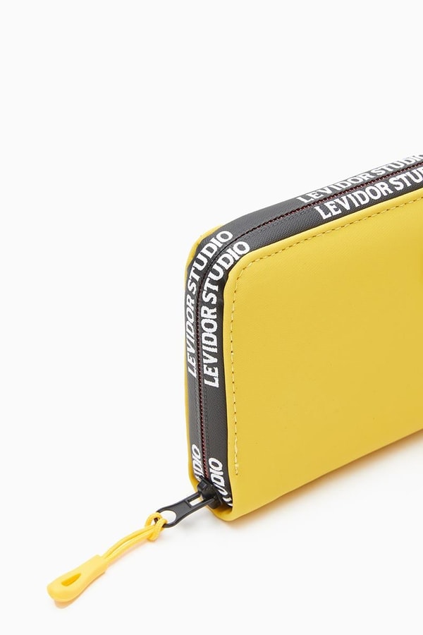 Levidor StudioLevidor Studio Sarı Levidor Stüdyo Yazılı Cüzdan
