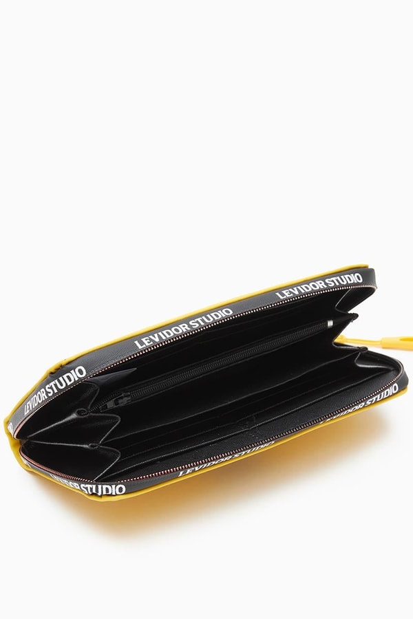Levidor StudioLevidor Studio Sarı Levidor Stüdyo Yazılı Cüzdan