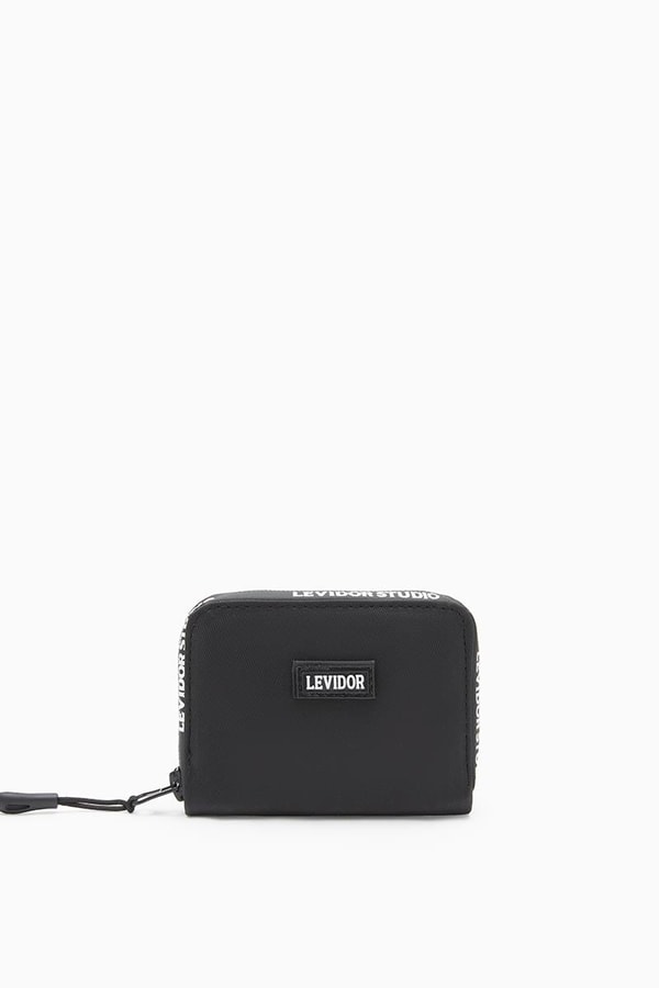 Levidor StudioLevidor Studio Siyah Bant Fermuarlı Cüzdan
